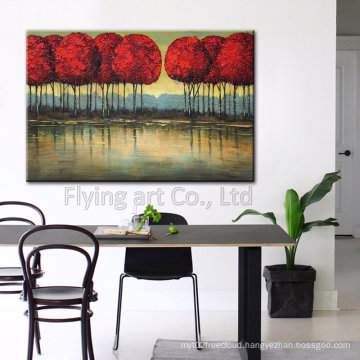 Colorful Abstract Tree Oil Paintings